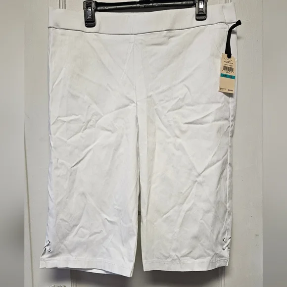 Emaline Women's Bermuda Performance Stretch Shorts Size 16 - Picture 1 of 4